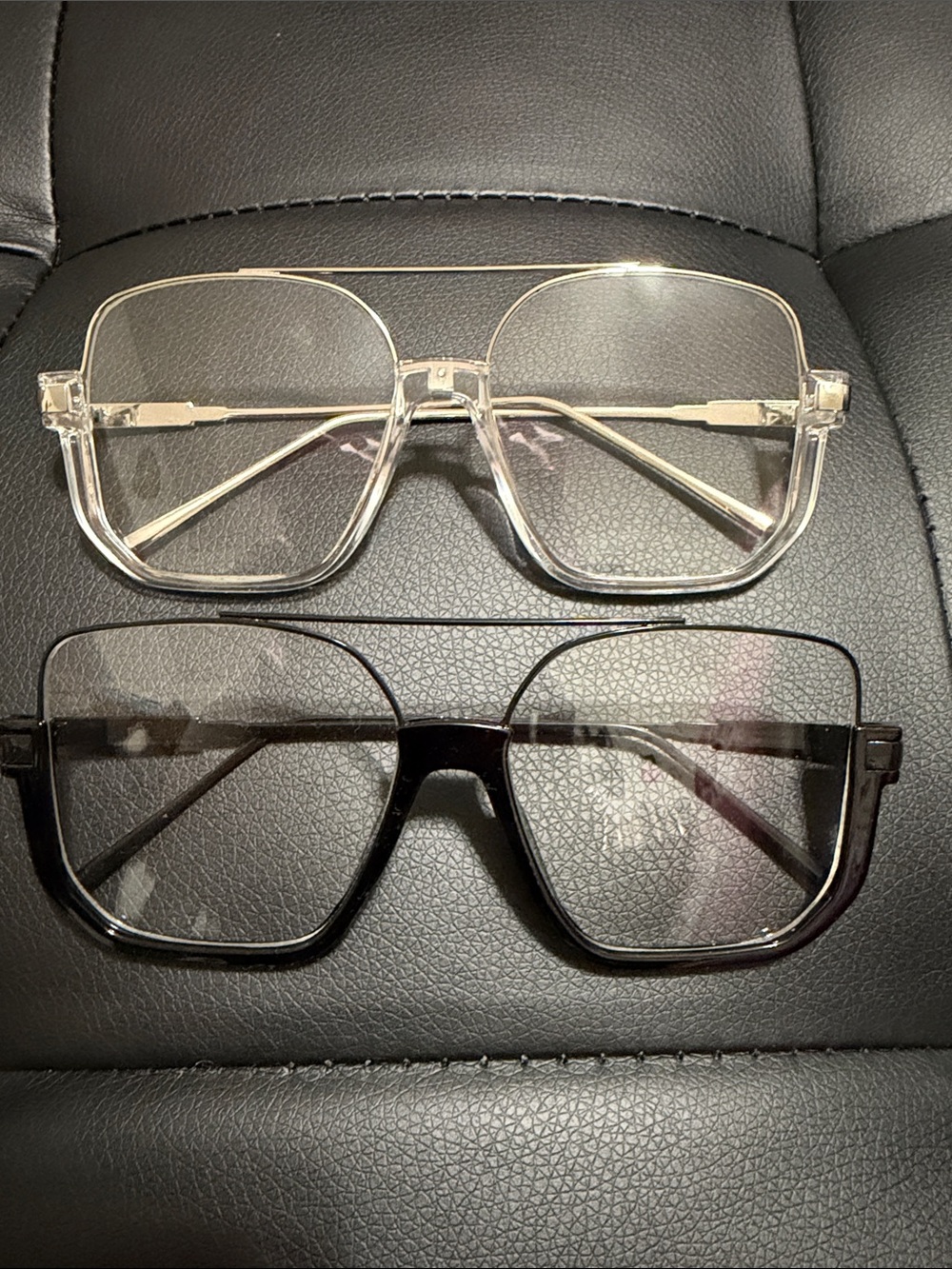 Women’s Eye Glasses (Clear and Black Frames)